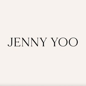 JENNY YOO COLLECTION | Silk Strapless Black Evening Wedding Gown Dress | Size 6